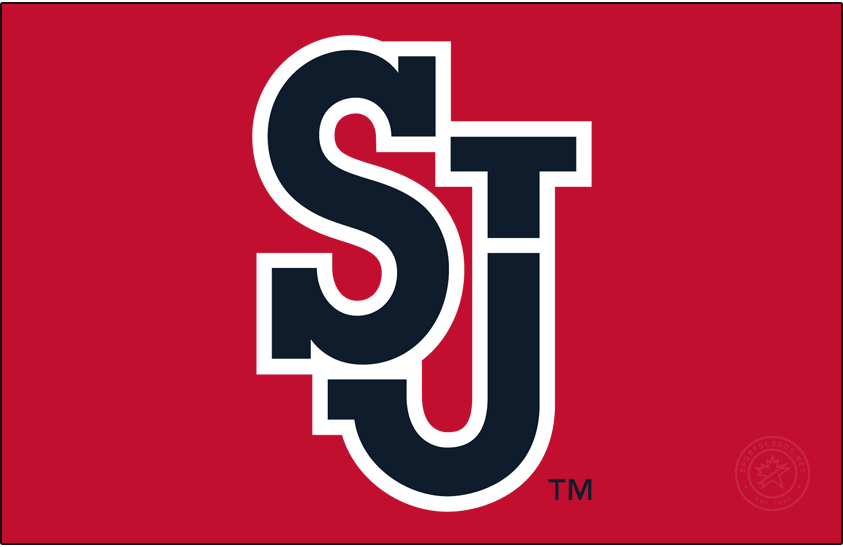 St. John's Red Storm 2015-Pres Alt on Dark Logo v2 diy DTF decal sticker